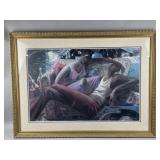 Framed/Signed/# Artwork Reminisce by Holyfield