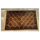 Vintage Karastan Wool Rug "Golden Bokhara" #716
