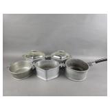Guardian Service Pots with Lids and Modular Handle