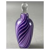 Vintage Signed Thames Glass Art Glass Perfume