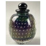 Studio Art Glass Perfume Bottle Signed by Eickholt