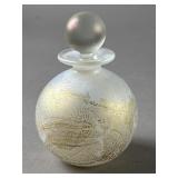 Vintage Isle Of Wight Art Glass Perfume Bottle