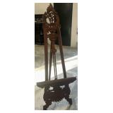 Antique Victorian Style Mahogany Victorian Easel