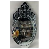 Stunning Venetian-Style Etched/Beveled Wall Mirror