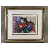 Signed Serigraph "Diane Forgets" Itzchak Tarkay