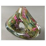 Vintage Signed Robert Eickholt Art Glass Sculpture