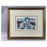 Framed/Signed/# Lithograph By Barbara Wood