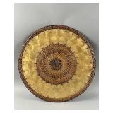 Round Decorative Wall Decor Rattan Border