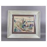 Signed The Inlet, Nantucket by Thomas Meek Jr.