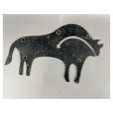 Wall Decor / Folk Art Metal Cut Out of Animal