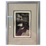 Blind Stamped "Muechwn-22" Kathe Kollwiz Etching