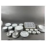 Vintage White Porcelain Empress China Set