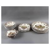 Vtg Johnson Bros Old Britain Castles China Set