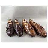 Cole Haan Bragano Woven Leather Shoes & Shoe Horns