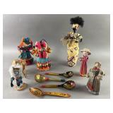 Russian, Slavic, African, M. Eastern Dolls & More