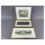 Framed Watercolor Landscape Pieces & More