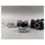 Vtg Cameras - Nikon D100, Nikkorex 35mm & More