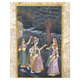Atq. 19th Century Indian Painting Unknown Artist