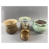 Handcrafted Ceramic Vases, Flower Pot & More