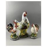 Decorative Ceramic Poultry Figurines