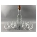 Vtg Mid Century Barware Pieces With Decanter