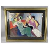 Framed/Signed Artwork In the Lounge by Tarkay