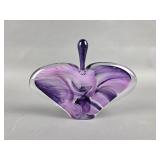 Signed Nourot Hand-Blown Art Glass Perfume Bottle