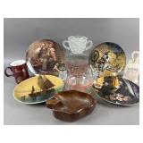 Norman Rockwell Collector Plate, Glass, & More