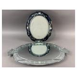 Vtg Art Deco Style Vanity Tray & Picture Frame