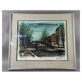 ï¿½68 French Expressionist B. Buffet "Canal Saintï¿½"