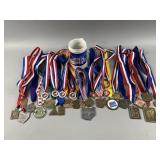 Collection of Race & Marathon Medals & More