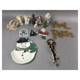 Vintage Christmas Figurines Lot