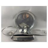 Nambe Alloy & Gorham Silver Toned Trays & More