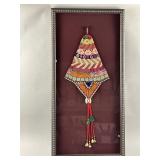 Framed Traditional Andean Handwoven Textile Cap