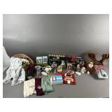 Vintage Christmas Decor Lot - Ornaments & More