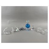 Glass Animal Paper Weights, Perfume Bottle & More