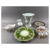 Vintage Hand Painted China - Plates, Vases & More