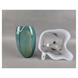 Zelenka, & Shulman Art Glass Vases