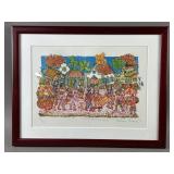 Singed Numbered Lithograph By Barbara Xumia