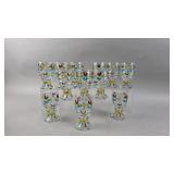 Venetian Crystal Thousand-Eye Fish Scale Glass