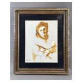 Hyacinthe Kuller Baron Signed Tanya Oil Painting