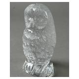 Vintage Irish Waterford Crystal Owl