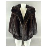Vtg Black Sapphire Ladies Fur Coat