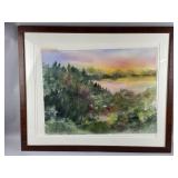 Framed/Signed Watercolor Art Work by Washburn