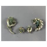 Lisner Signed Rhinestone Costume Jewelry