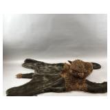 Fancy Zoo Plush Buffalo Area Rug