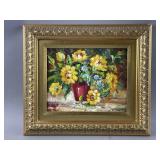 Framed/Signed Oil Painting by E. Ribero