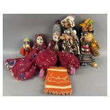 Traditional Handmade Folk Dolls & String Puppets