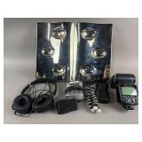 Camera Speedlight Flash, Mini Tripod & More