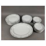 Noritake China Plates, Saucers, and Platter